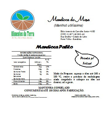 MANDIOCA PALITO 1KG